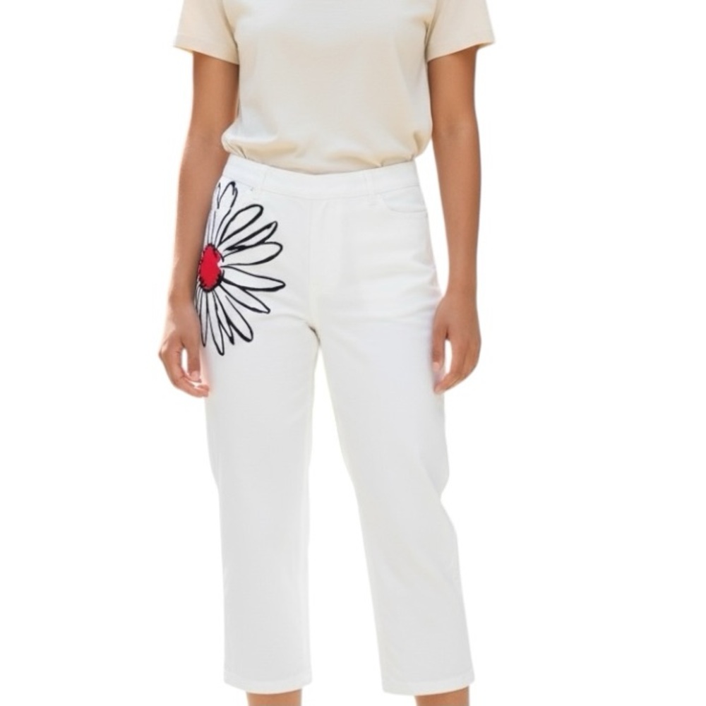 David Meister Classic White Fabric